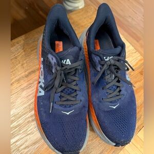 Hoka Men's Challenger ATR7 Blue and Orange Running Shoes